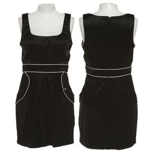 ❤️ Worn x1 Black Satin Dress